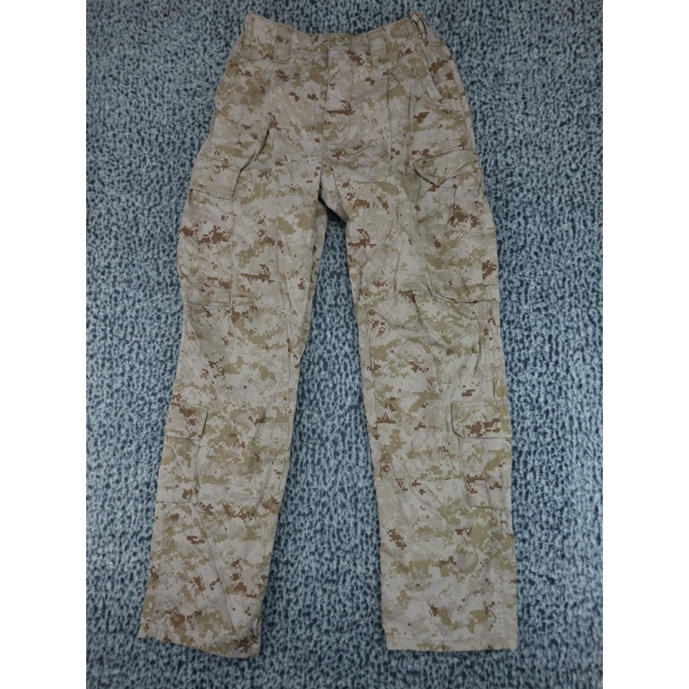 USMC Marpat Desert Camouflage Combat‎ Trousers Mens 26x31 Tan Good Digital Camo
